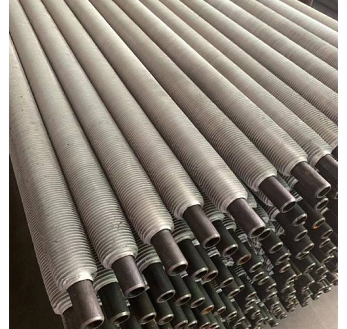 FINNED TUBE , EXTRUDED ALUMINUM TYPE WITH CARBON STEEL BASE TUBE